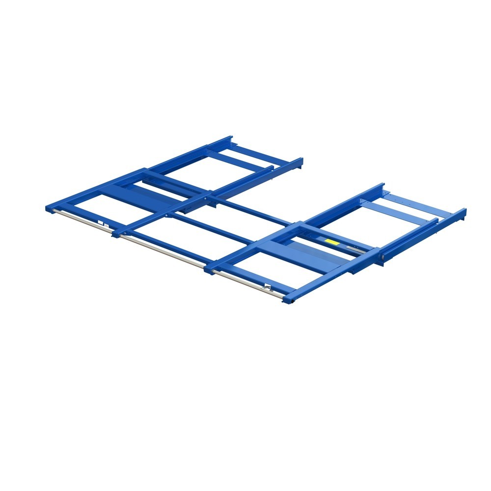 Produktabbildung: XL-Palettenauszug, Tragkraft 1.200 kg, 100 % Auszugstiefe, BxT 2.600 x 1.200 mm