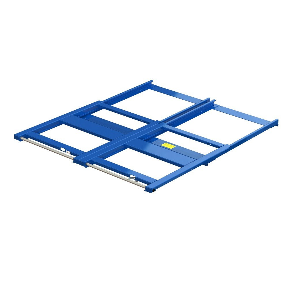 Produktabbildung: XL-Palettenauszug, Tragkraft 1.200 kg, 70 % Auszugstiefe, BxT 1.700 x 1.200 mm