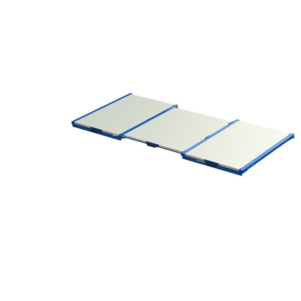 Produktabbildung Nr. 2: XL-Palettenauszug, Tragkraft 400 kg, 70 % Auszugstiefe, BxT 2.600 x 1.200 mm, mit Stahlboden