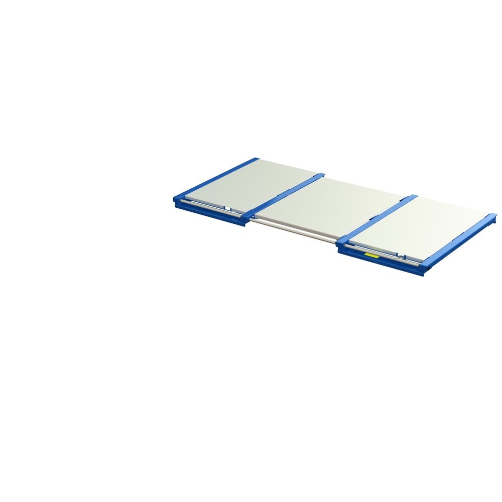 Produktabbildung Nr. 2: XL-Palettenauszug, Tragkraft 1.200 kg, 70 % Auszugstiefe, BxT 2.600 x 1.200 mm, mit Stahlboden