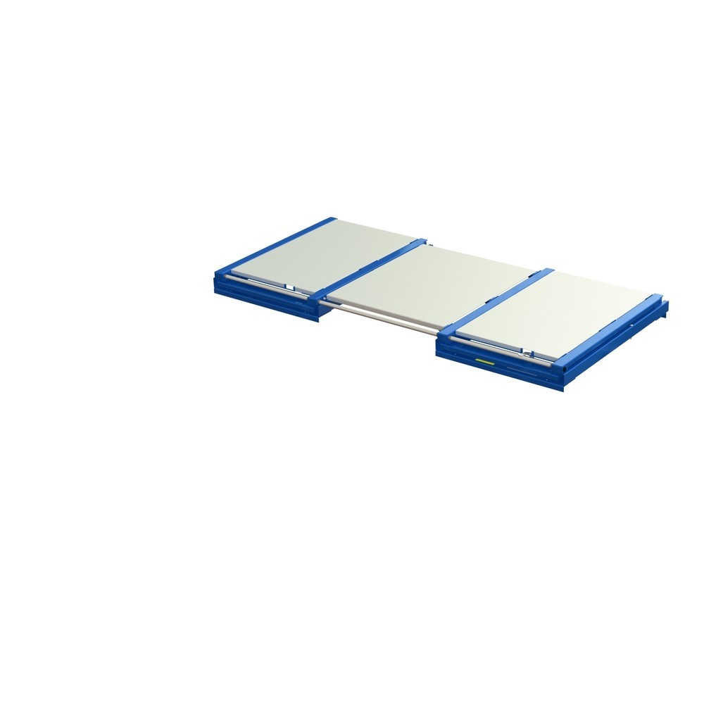 Produktabbildung Nr. 2: XL-Palettenauszug, Tragkraft 1.200 kg, 100 % Auszugstiefe, BxT 2.600 x 1.200 mm, mit Stahlboden