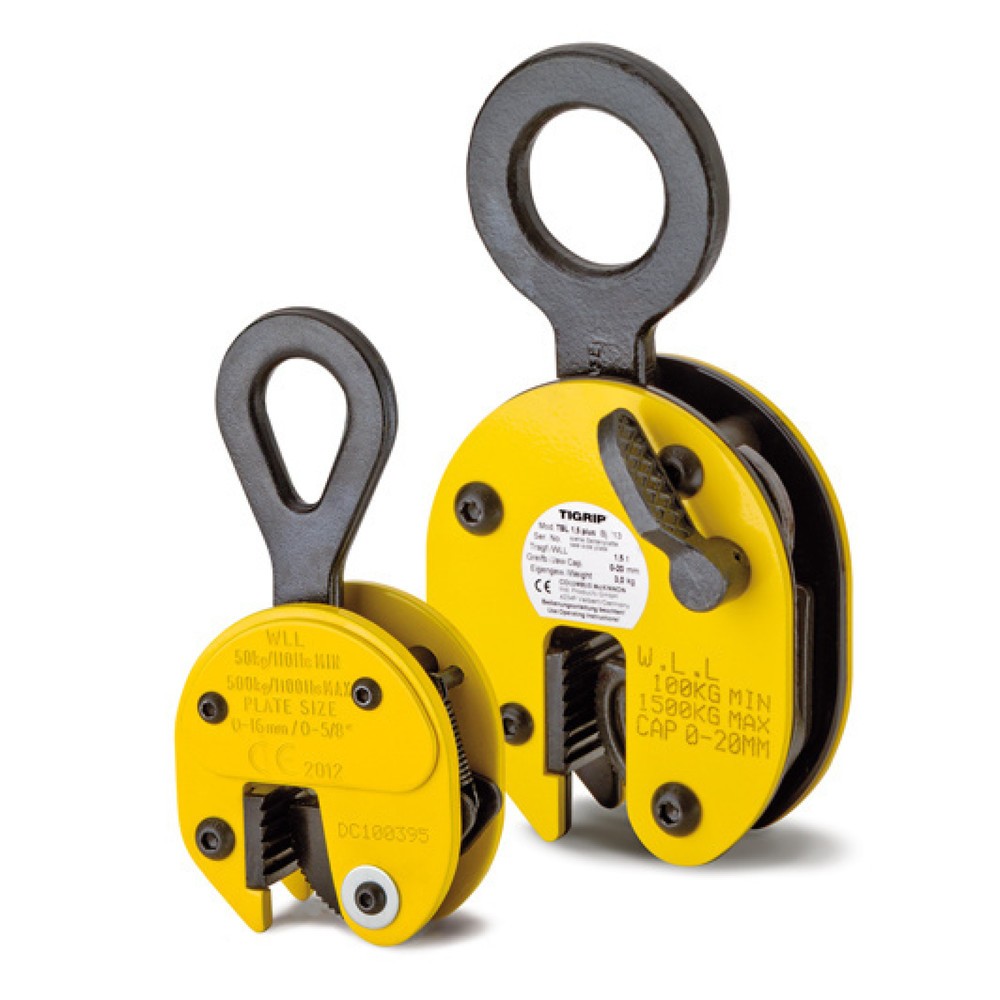 Produktabbildung: Yale® Blechgreifer TBL, Tragkraft 1.500 kg, Greifbereich 0 - 20 mm