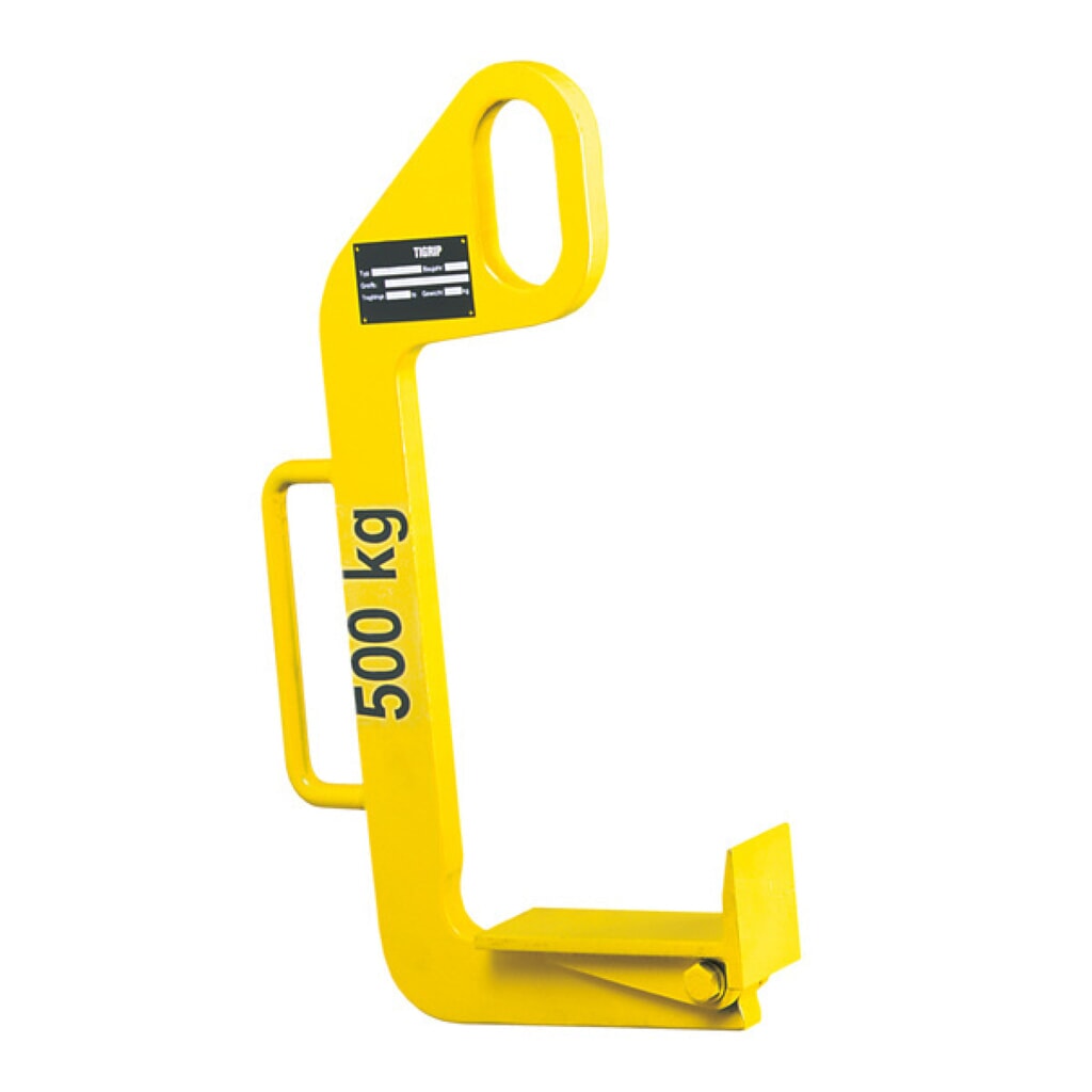 Yale® Coil-Kipphaken TCS, Tragkraft 500 kg, Zinkenbreite 120 mm Produktabbildung: Yale® Coil-Kipphaken TCS, Tragkraft 500 kg, Zinkenbreite 120 mm