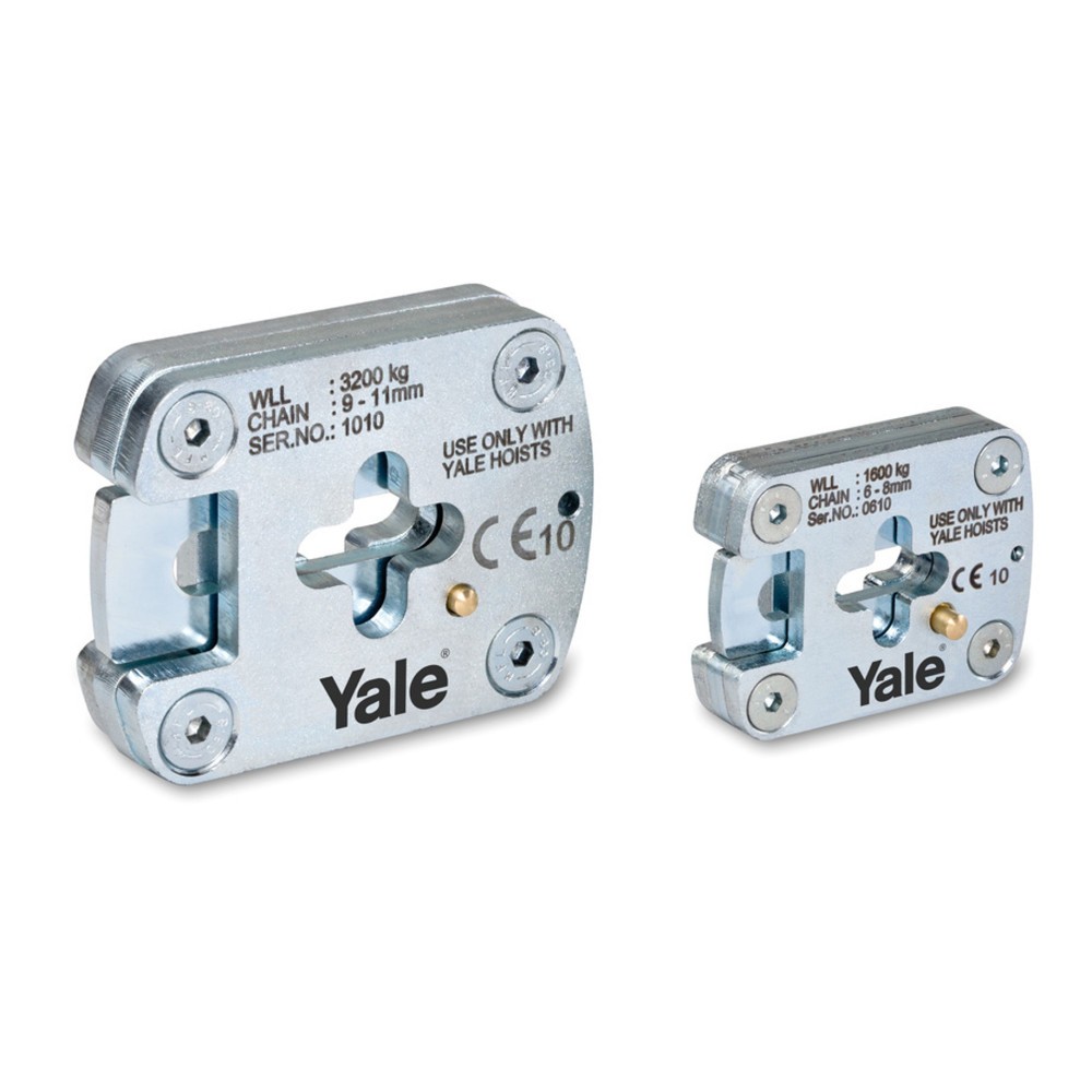 Produktabbildung: Yale® Kettenstopper YKST 3200, Tragkraft 3.400 kg, für Kettenabmessung 9 - 11 mm