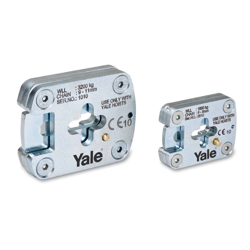 Yale® Kettenstopper YKST 1600, Tragkraft 1.600 kg, für Kettenabmessung 5,6 - 8 mm Produktabbildung Nr. 1: Yale® Kettenstopper YKST 1600, Tragkraft 1.600 kg, für Kettenabmessung 5,6 - 8 mm
