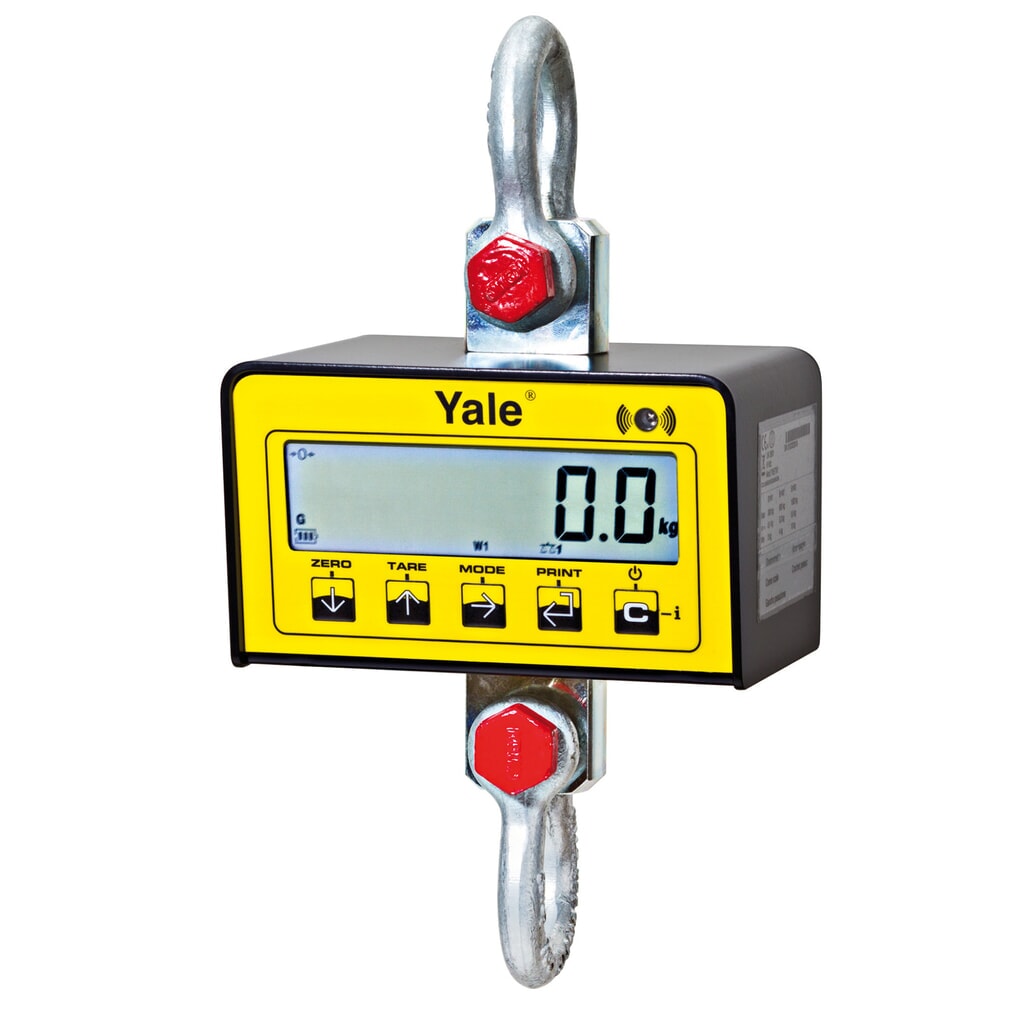 Yale® Kranhakenwaage TKI, mit Digitalanzeige und Funkübertragung, Nennlast 1,5 t Produktabbildung: Yale® Kranhakenwaage TKI, mit Digitalanzeige und Funkübertragung, Nennlast 1,5 t
