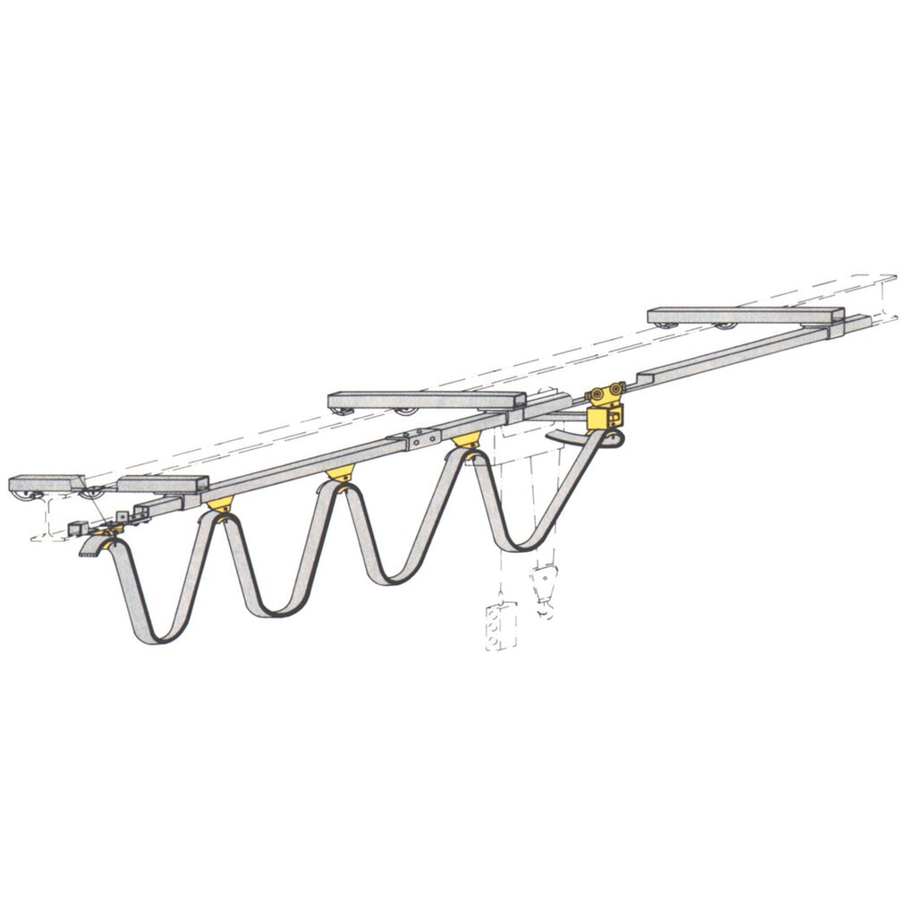 Yale® Schleppkabel-Stromzuführung, Anlagenlänge 4 m Produktabbildung: Yale® Schleppkabel-Stromzuführung, Anlagenlänge 4 m