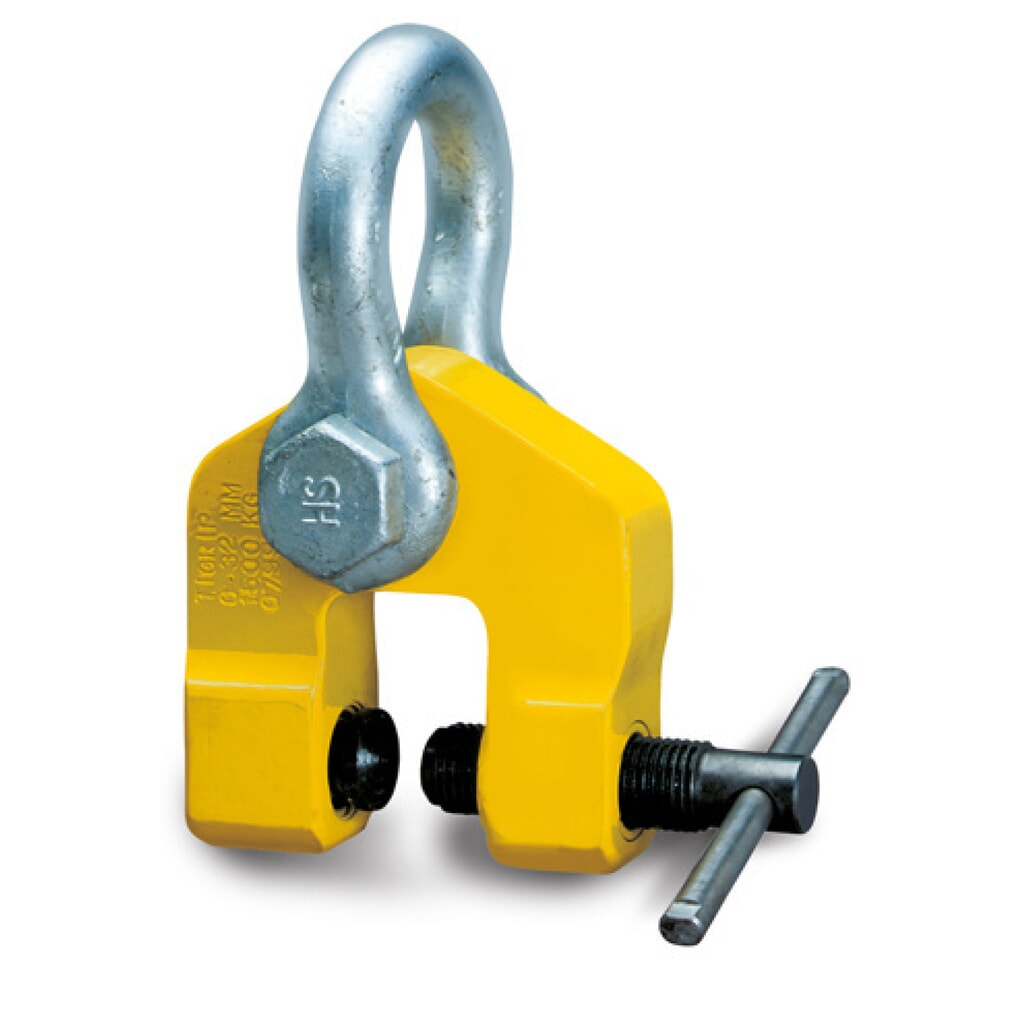 Yale® Schraubklemme TSH, für Vertikal- und Horizontalzug, Tragkraft 750 kg, Greifbereich 0 - 28 mm Produktabbildung: Yale® Schraubklemme TSH, für Vertikal- und Horizontalzug, Tragkraft 750 kg, Greifbereich 0 - 28 mm