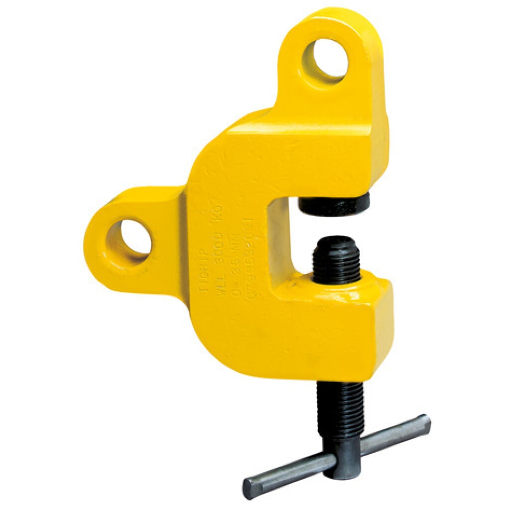 Yale® Schraubklemme TSZ, für dreidimensionale Zugrichtungen, Tragkraft 500 kg Produktabbildung: Yale® Schraubklemme TSZ, für dreidimensionale Zugrichtungen, Tragkraft 500 kg