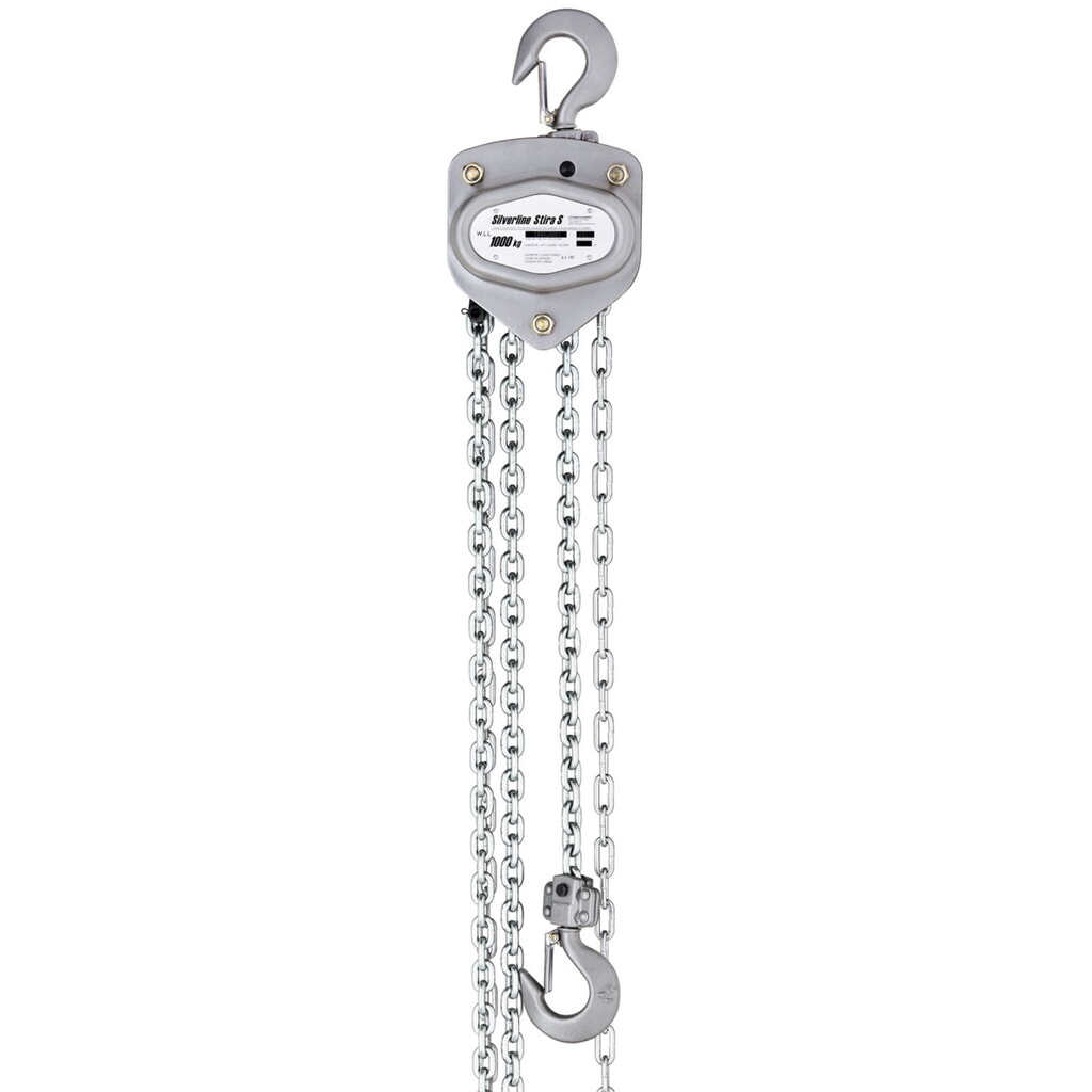 Yale® Handkettenzug Silverline Stira S 500, Tragfähigkeit 500 kg, Hub 6 m Produktabbildung: Yale® Handkettenzug Silverline Stira S 500, Tragfähigkeit 500 kg, Hub 6 m