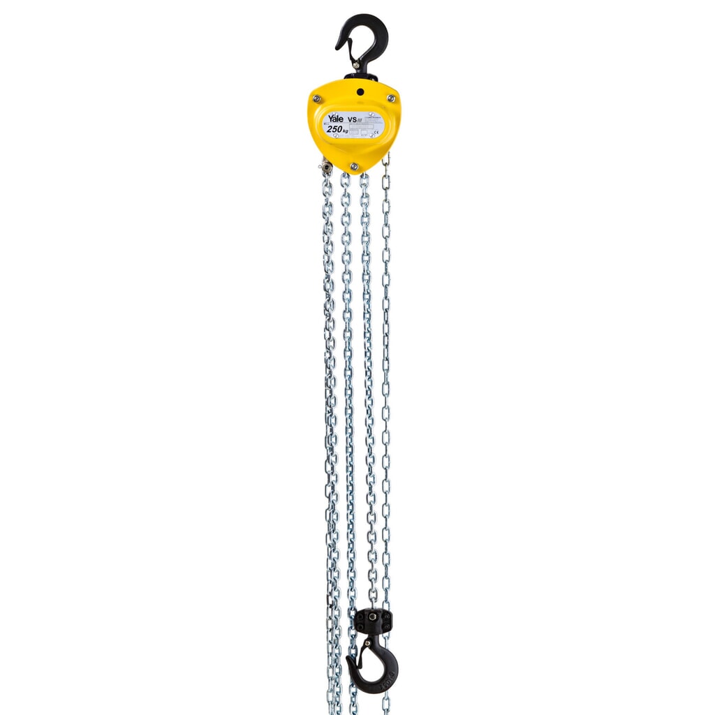 Yale® Handkettenzug VSIII, Tragkraft 500 kg, 1 Kettenstrang Produktabbildung: Yale® Handkettenzug VSIII, Tragkraft 500 kg, 1 Kettenstrang