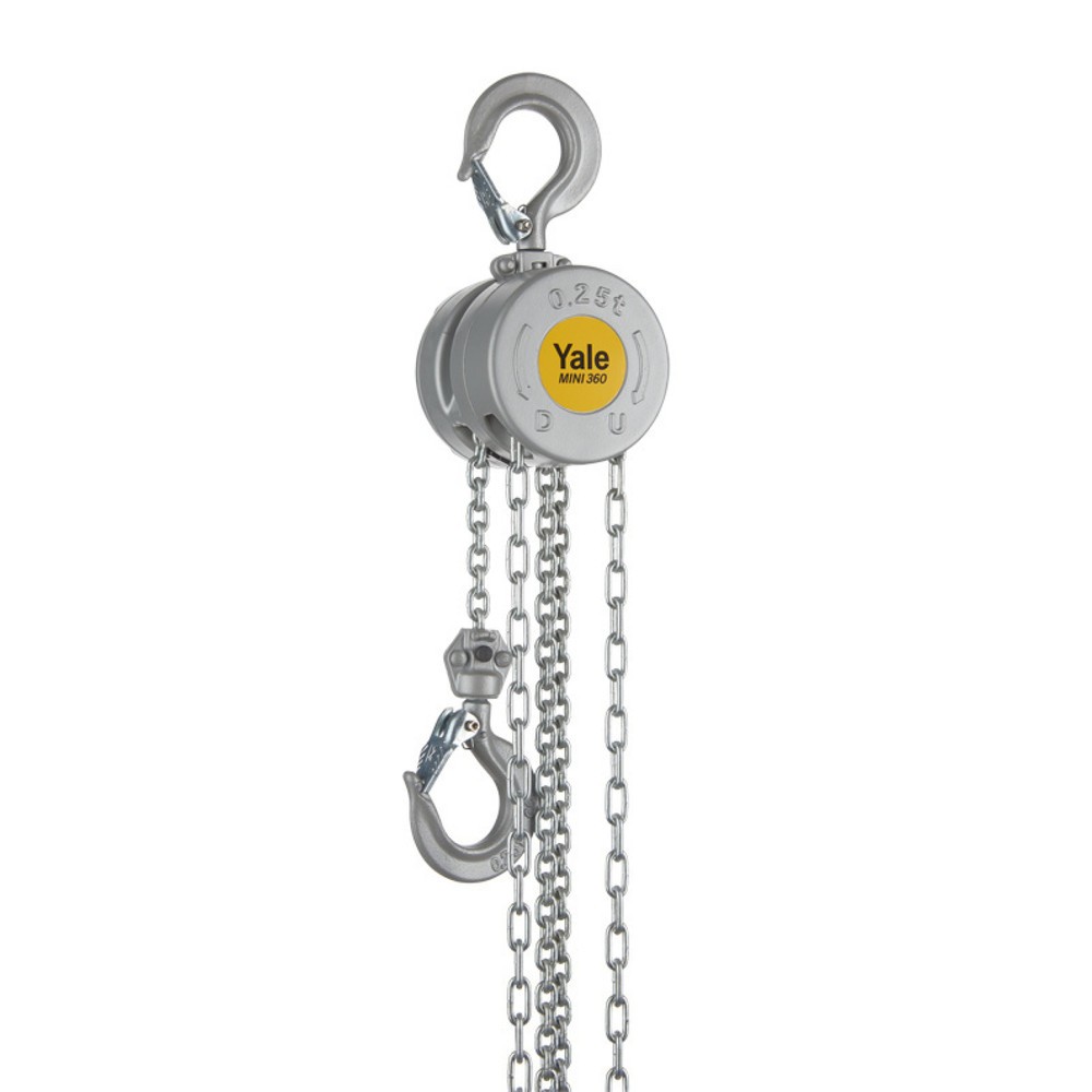 Produktabbildung: Yale® Stirnradflaschenzug YaleMINI 360, Tragkraft 250 kg, Hubhöhe 3.000 mm