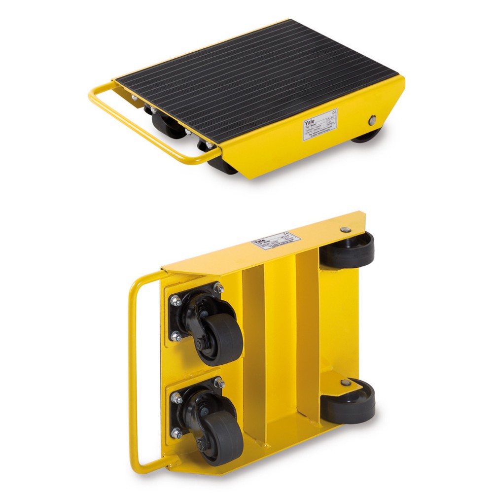 Produktabbildung: Yale® Transportroller LFL-1-2, Tragkraft 1.000 kg, mit 2 Lenkrollen