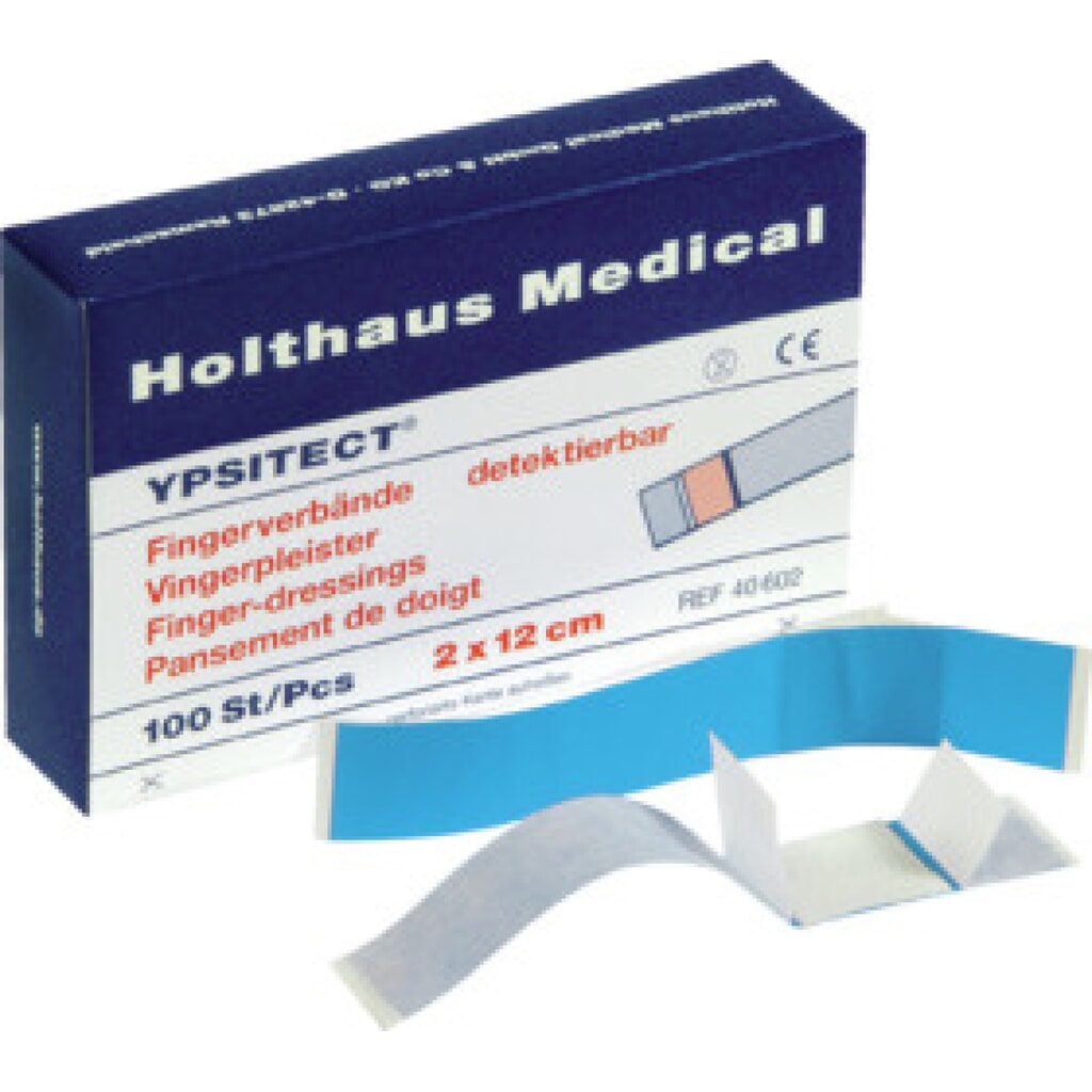 Ypsitect Fingerverband detektabel, 50 Stück, (LxB): 18,0 x 2,5 cm Produktabbildung: Ypsitect Fingerverband detektabel, 50 Stück, (LxB): 18,0 x 2,5 cm