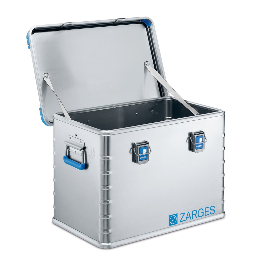 ZARGES Alu-Transportbox, hohe Stapel- und Traglast, 81 Liter Produktabbildung: ZARGES Alu-Transportbox, hohe Stapel- und Traglast, 81 Liter