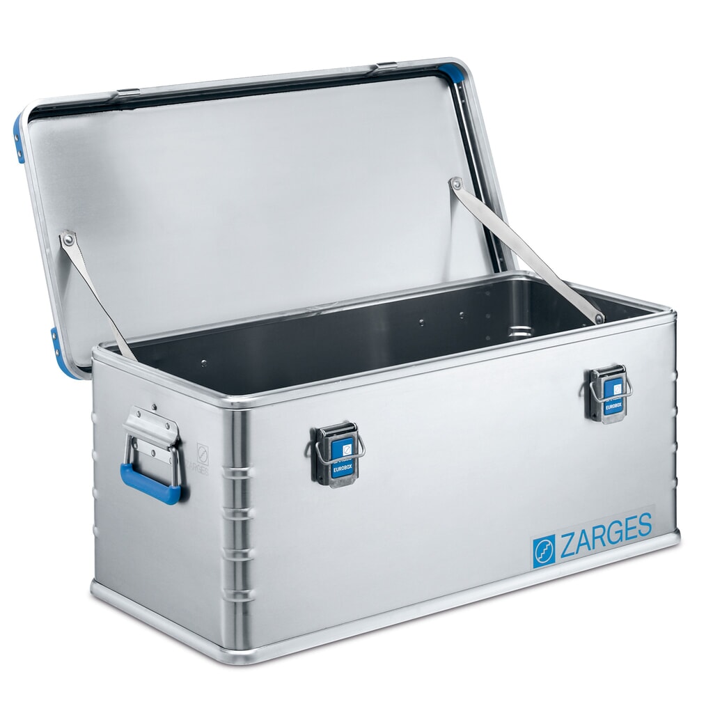 Produktabbildung: ZARGES Alu-Transportbox, hohe Stapel- und Traglast, 73 Liter