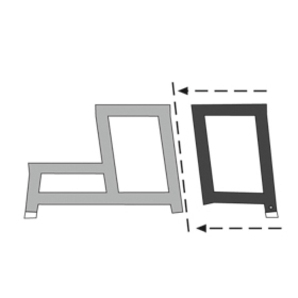 Produktabbildung Nr. 2: ZARGES Arbeitspodest, Modul B, Standhöhe 400 mm