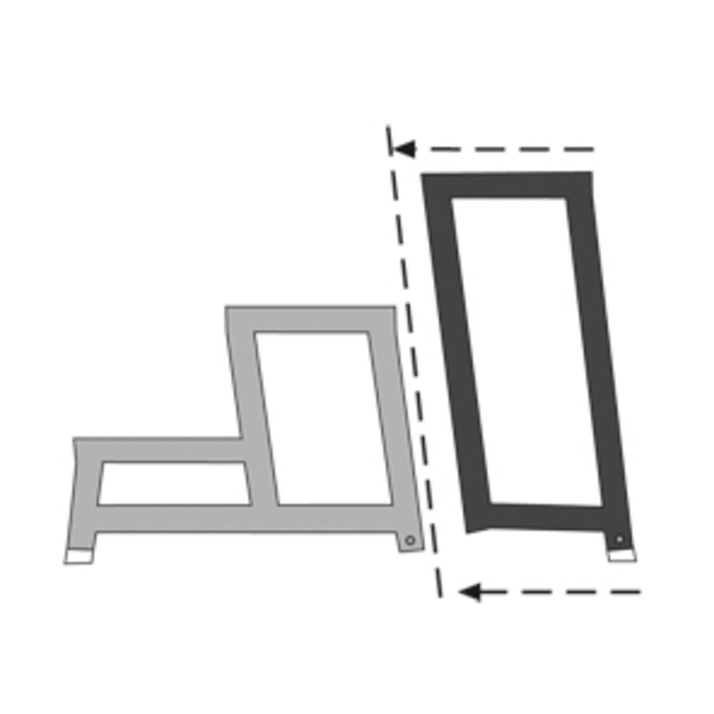 Produktabbildung Nr. 2: ZARGES Arbeitspodest, Modul C, Standhöhe 600 mm