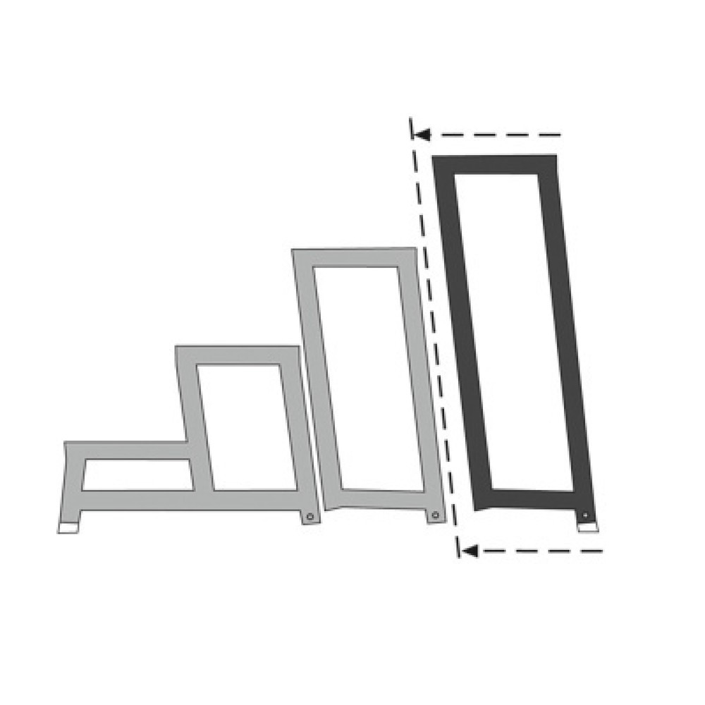 Produktabbildung Nr. 4: ZARGES Arbeitspodest, Modul D, Standhöhe 800 mm