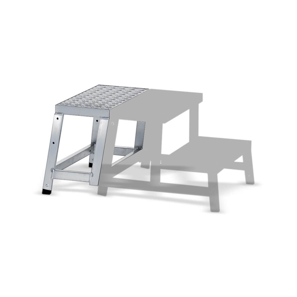 ZARGES Arbeitspodest, Modul B, Standhöhe 400 mm Produktabbildung: ZARGES Arbeitspodest, Modul B, Standhöhe 400 mm