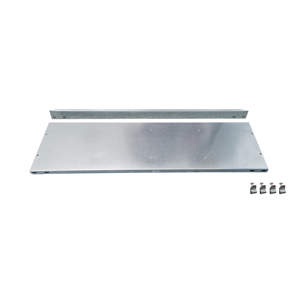 Zusatzboden für SCHULTE Aktenregal (Stecksystem),mit End-/Mittelanschlägen, BxT 750 x 300 mm Produktabbildung: Zusatzboden für SCHULTE Aktenregal (Stecksystem),mit End-/Mittelanschlägen, BxT 750 x 300 mm