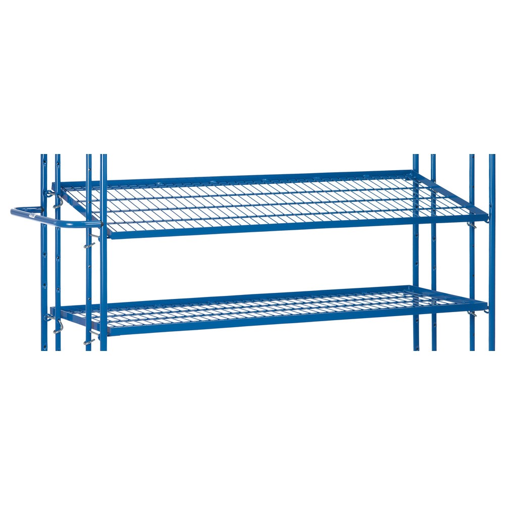 Produktabbildung: Zusatzboden Gitter für fetra® Eurokasten-Etagenwagen, Ladefläche 1.250 x 610 mm