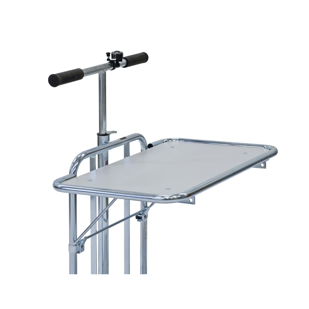 Produktabbildung: Zusatzetage für Betriebsroller Art. 133019 & 133020, aufklappbar, höhenverstellbar