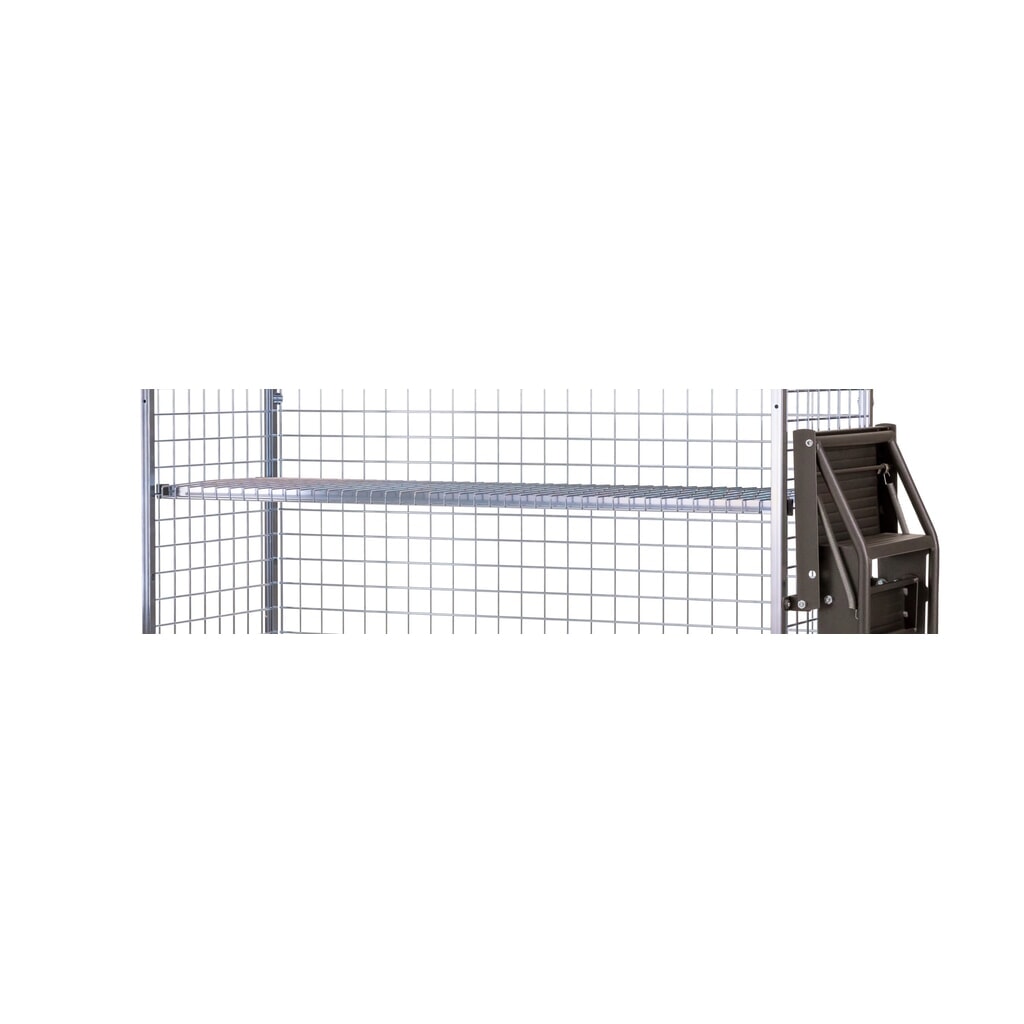 Zwischenboden für Ameise® Kommissionierwagen AK-M, Drahtgitter, BxT 450 x 1.285 mm, einlegbar Produktabbildung: Zwischenboden für Ameise® Kommissionierwagen AK-M, Drahtgitter, BxT 450 x 1.285 mm, einlegbar