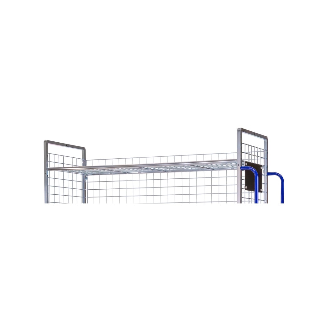 Zwischenboden für Ameise® Kommissionierwagen AK-M, Drahtgitter, BxT 460 x 1.255 mm, fest Produktabbildung: Zwischenboden für Ameise® Kommissionierwagen AK-M, Drahtgitter, BxT 460 x 1.255 mm, fest